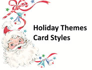 Holiday Themed Enclosure Cards